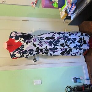 Berry Bliss Purple White Detail Dress